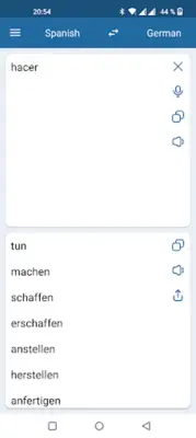 DE-ES Translator android App screenshot 0