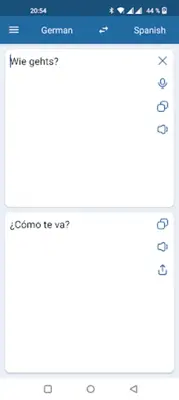 DE-ES Translator android App screenshot 1
